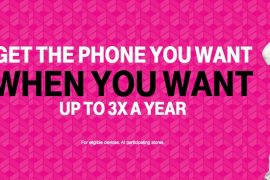 Upgrade your device up to 3 times in a year via T-Mobile’s JUMP! On-Demand program
