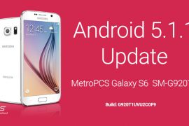 MetroPCS Galaxy S6 Android 5.1.1 update is live, build G920T1UVU2COF9