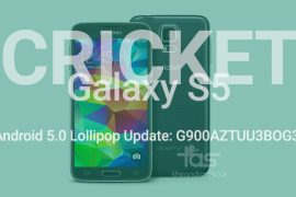 Cricket Galaxy S5 gets Lollipop update in G900AZTUU3BOG3 build [Odin TAR]