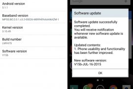 LG G Flex 2 in Singapore receives v15b OTA update