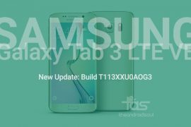 Samsung Galaxy Tab 3 LTE Value Edition Update T113XXU0AOG3: Download links and installation guide