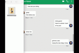 Hangouts Chrome app lets you drag and drop photos to share in conversations