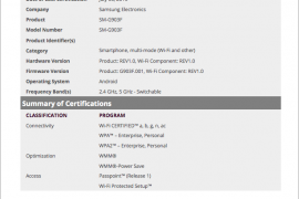 Samsung SM-G903F receives Wi-Fi certification, likely to be the Galaxy S5 Neo