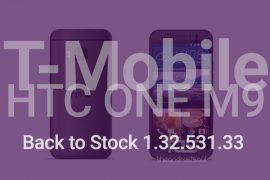 T-Mobile HTC One M9 Back to Stock: Firmware and recovery (version 1.32.531.33)