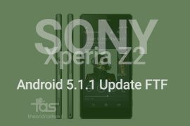 Download Sony Xperia Z2 Android 5.1.1 FTF firmware
