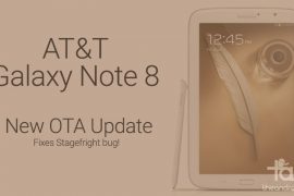 AT&T Galaxy Note 8.0 receives Stagefright fix on Android 4.4. KitKat