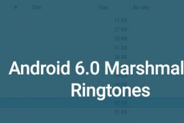 Download Android 6.0 Marshmallow Ringtones pack