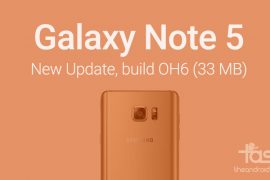 Samsung Galaxy Note 5 receiving its first update to OH6 build, changelog not available yet