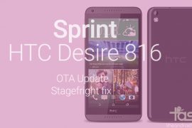 Sprint HTC Desire 816 also receives OTA update to fix Stagefright vulnerability