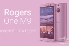 Rogers HTC One M9 also receiving Android 5.1 update