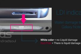 How to do a Galaxy Note 5 Water damage test using Liquid damage indicator