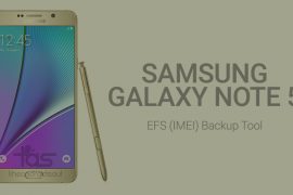 How To Backup EFS on Samsung Galaxy Note 5