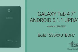 [Download] Samsung Galaxy Tab 4 7.0 LTE receives Android 5.1.1 update