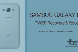 Samsung Galaxy E5 Android 5.1.1 Root and TWRP Recovery