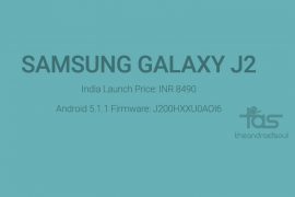Samsung Galaxy J2 Price set at INR 8490 at launch as its Android 5.1.1 firmware comes online too