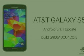 AT&T Galaxy S5 receives Android 5.1.1 update in build G900AUCU4COI5