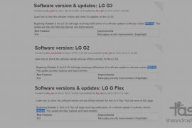 T-Mobile pushes new update for LG G3 (D85120g), LG G Flex (D95920t) and LG G2 (D80130c)
