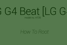 How to Root LG G4 Beat [G4s/H735]