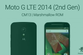 Get Marshmallow update on Moto G LTE (2014) via CM13 ROM