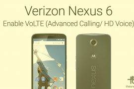 How to Fix Verizon Nexus 6 VoLTE (Advanced Calling/HD Voice) on Marshmallow