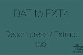 How to convert .dat system file to .ext4 format on Marshmallow and Lollipop