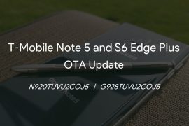 T-Mobile Note 5 and S6 Edge Plus OTA update (COJ5) rolling out with Gear VR support, Security patches and bug fixes