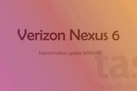 Verizon Nexus 6 Marshmallow OTA rolling out now