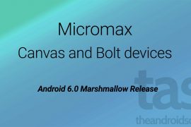 Micromax Marshmallow Update plans [Android 6.0]