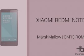 Download Xiaomi Redmi Note 4G CM13 for Marshmallow Update