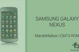 Download Galaxy Nexus Marshmallow Update: CM13 and other ROMS