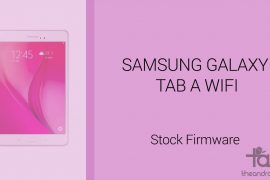 Download Galaxy Tab A Firmware