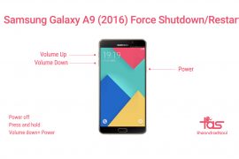 How to Force Shutdown / Restart Samsung Galaxy A9 (2016)