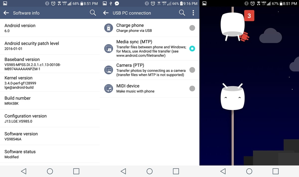 Verizon G3 Marshmallow OTA