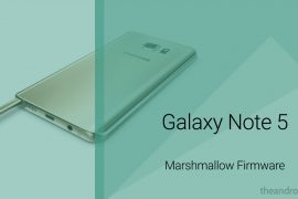 N920CXXU2BPB6: Galaxy Note 5 Marshmallow firmware (TAR) now available with Android 6.0.1 build