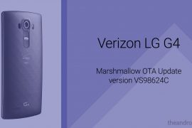 Download the Verizon LG G4 Marshmallow OTA update VS98624C