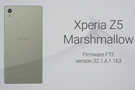 Download Xperia Z5 Marshmallow FTF 32.1.A.1.163 [E6653]