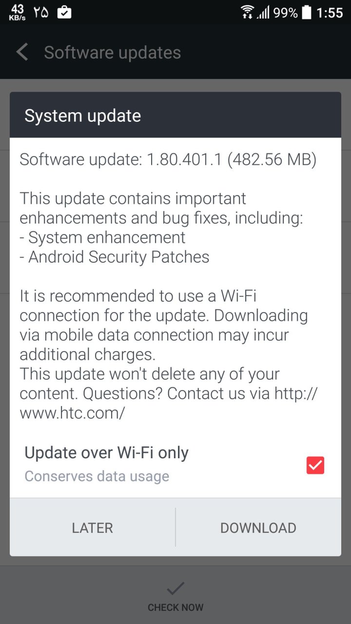 htc 10 update europe