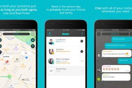 The best Private Location Sharing App, Wave, now allows chat within the App