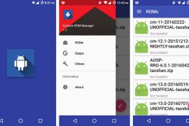 Manage your Custom ROMs, Gapps and other Recovery flashable zip files automatically with Custom ROM Manager