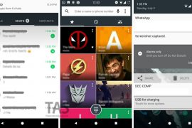 Download Android 7.0 Nougat CM13 theme (Xperia theme adds N styled navigation bar!)
