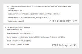 AT&T Blackberry Priv and Galaxy Tab S2 get the Android Marshmallow OTA