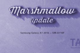 Galaxy A7 2016 gets the Marshmallow update too