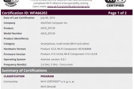 Asus Zenfone 3 gears up for US release, gets Wi-Fi certification