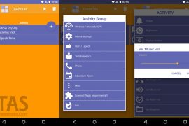 You can call someone or open an app using Quick Settings toggles with QuickTile