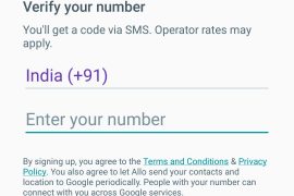 Unable to Verify Phone Number on Google Allo? Try these Quick Fixes