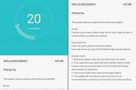 New Huawei P8 update fixes contacts loading issue, improves stability and brings latest security patches