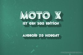 Android 7.0 Nougat update for Moto X1 2013: Sprint releases 5.1 based build LPA23.12-39.10-2
