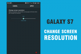 How to Change Screen Resolution on Galaxy S7 and S7 Edge Nougat update