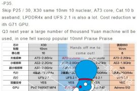 MediaTek Helio P35 processor leaks out, another deca-core processor in the making