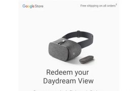 Google starts sending DayDream VR Promo code to Pixel users